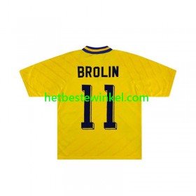 Zweden Brolin 11 Voetbalshirts Retro Thuis 1994